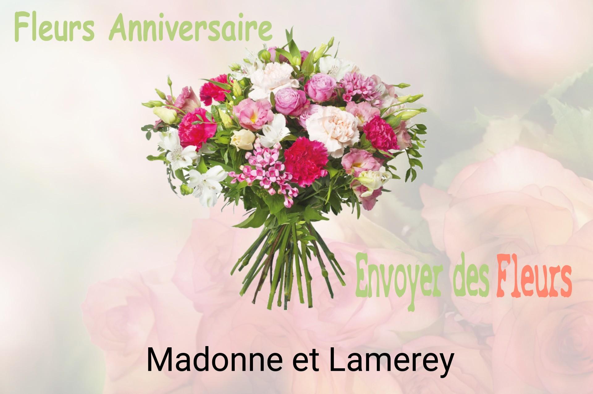 Bouquet de fleurs d’anniversaire livré à Madonne-et-Lamerey